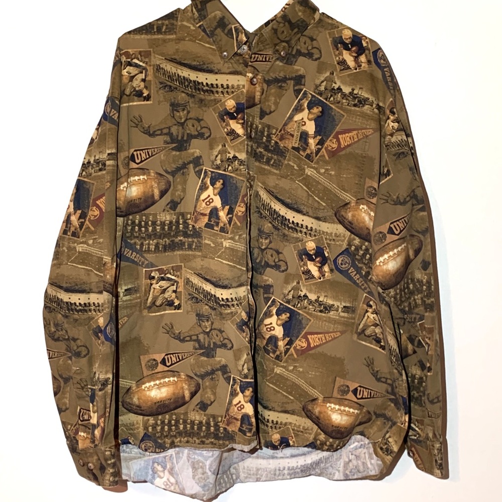 Vintage Football Long Sleeve Shirt